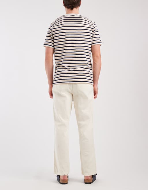 Redefined Rebel - Gus - Broek met comfortabele pasvorm in naturel , 2 van 5