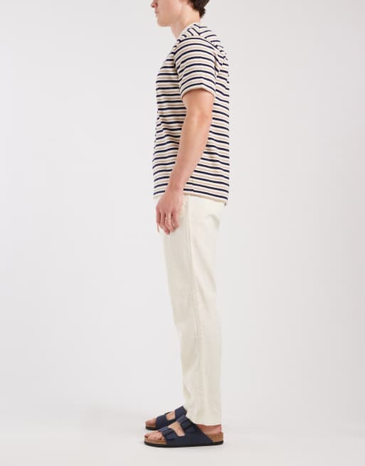 Redefined Rebel - Gus - Broek met comfortabele pasvorm in naturel , 3 van 5