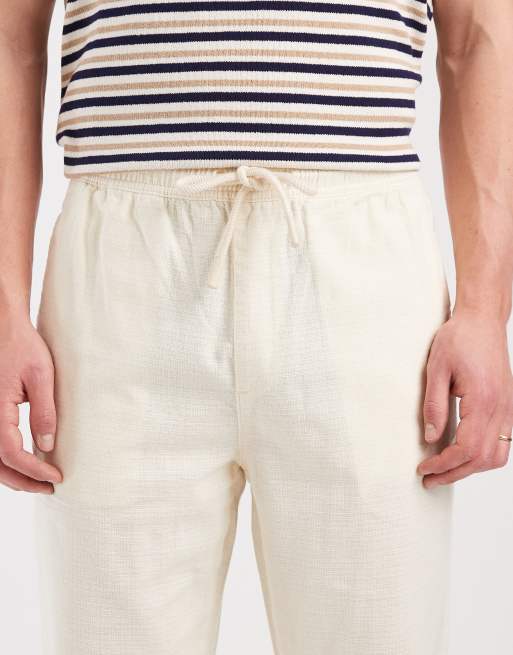 Redefined Rebel - Gus - Broek met comfortabele pasvorm in naturel , 5 van 5