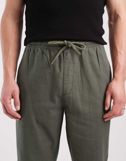 Redefined Rebel – Gus – Ciemnozielone spodnie comfort fit, 5 z 5