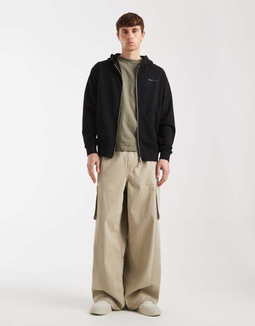 Redefined Rebel - Jack - Hoodie met dubbele rits in zwart, 2 van 5