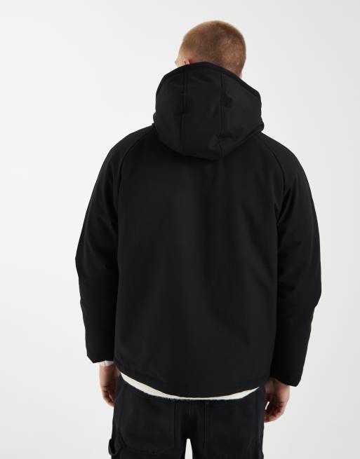 Redefined Rebel jakke med logopatch, boxy og oversized i sort, 4 af 5