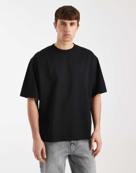 Redefined Rebel John heavyweight T-shirt in black - view 1