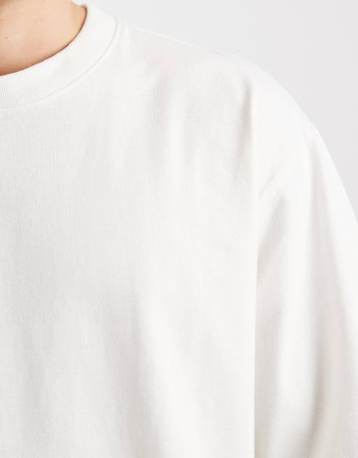 Redefined Rebel John heavyweight t-shirt in white, 5 of 5