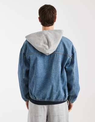Redefined Rebel John Oversized Jacket In Blue