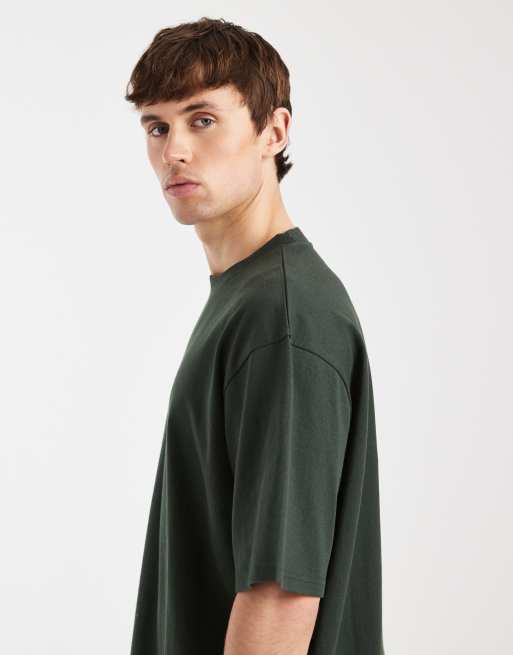 Redefined Rebel - John - T-shirt pesante verde scuro, 4 di 5