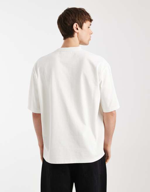 Redefined Rebel - John - T-shirt van zware stof in wit, 3 van 5