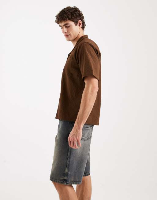 Redefined Rebel - Kingston - Baggy denimshorts i støvet blå, 3 af 5