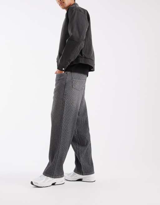 Redefined Rebel kingston baggy jeans in lichte grijze wassing, 2 van 5