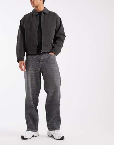Redefined Rebel Kingston jeans baggy in lavaggio grigio chiaro - view 1