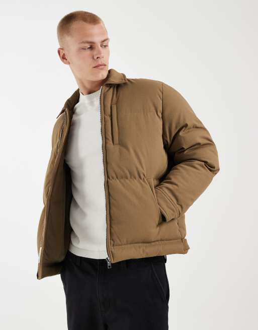 Redefined Rebel – Ljusbeige pufferjacka i oversize med boxig passform, 2 av 5