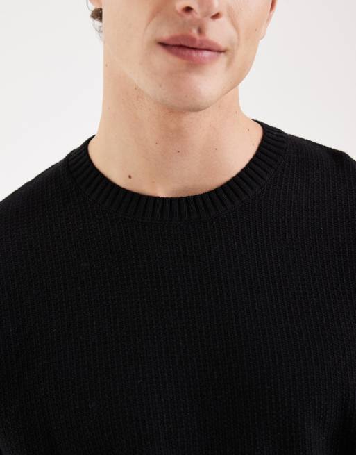 Redefined Rebel Lonzo boxy fit short sleeve tee in black, 4 of 5