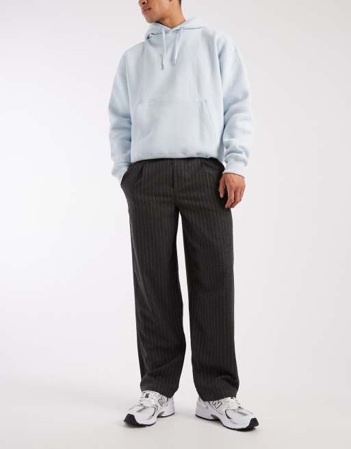 Redefined Rebel Luke trousers in grey stripe, 2 of 5