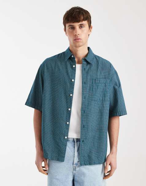 Redefined Rebel – Magnus – Oversize-Hemd in Grün - view 1
