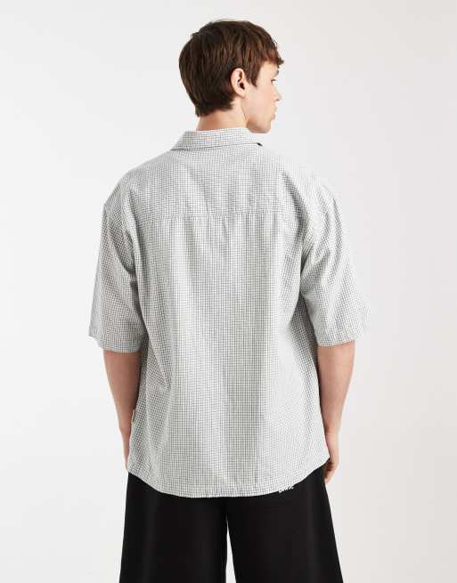 Redefined Rebel Magnus oversized shirt in white, 3 of 5