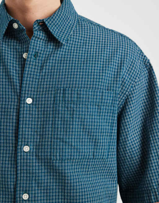 Redefined Rebel – Magnus – Zielona koszula oversize, 5 z 5