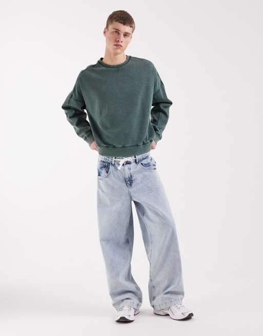 Redefined Rebel - Morgan - Grøn oversized sweatshirt, 2 af 5