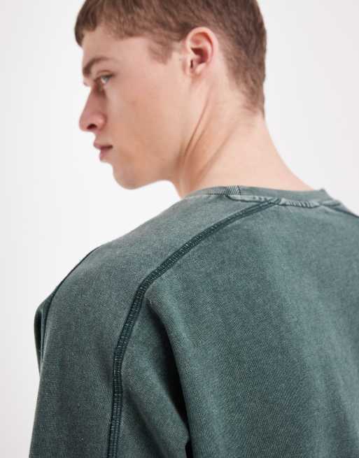 Redefined Rebel - Morgan - Grøn oversized sweatshirt, 3 af 5