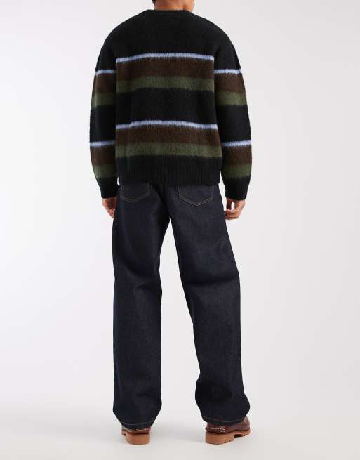 Redefined Rebel – Mörkblå, tvättade, baggy jeans, 2 av 5