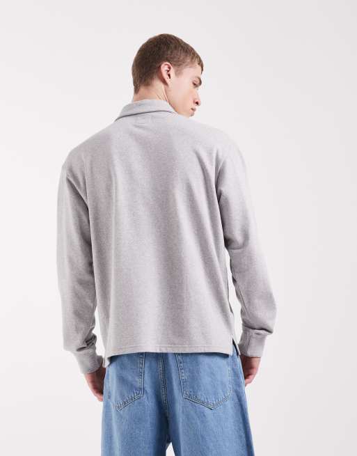 Redefined Rebel – Moses – Jasnoszara dresowa koszulka polo, 5 z 5