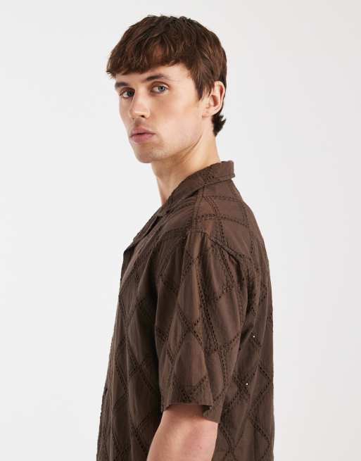 Redefined Rebel – Mylo – Koszula w kolorze kawy, 4 z 5