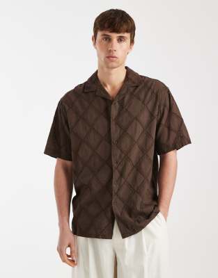 Redefined Rebel Redefined Rebel Mylo shirt in coffee-Brown