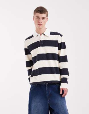 Redefined Rebel Ocean Polo Sweatshirt In Blue