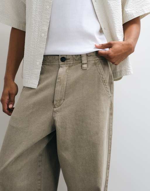 Redefined Rebel pantalon baggy Asgar kaki, 2 de 5