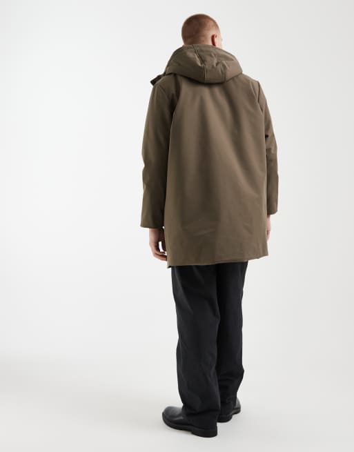 Redefined Rebel - Parka coupe classique - Taupe , 4 de 5