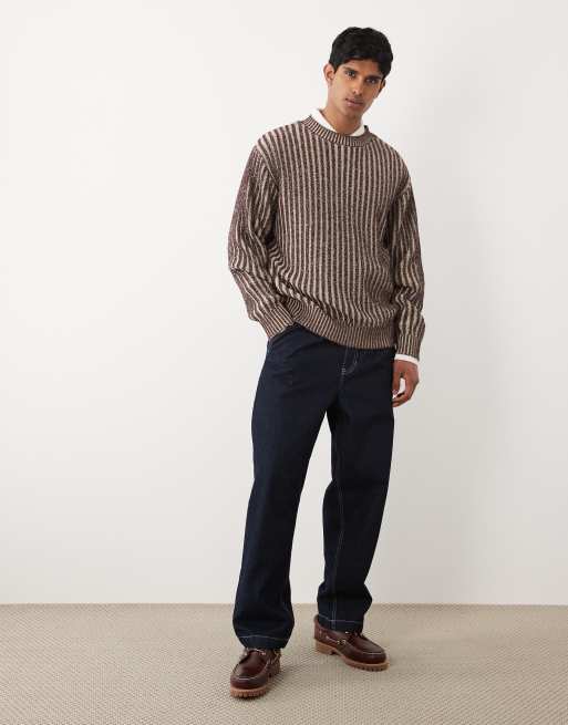 Redefined Rebel - Power - Maglione squadrato bordeaux, 2 di 5