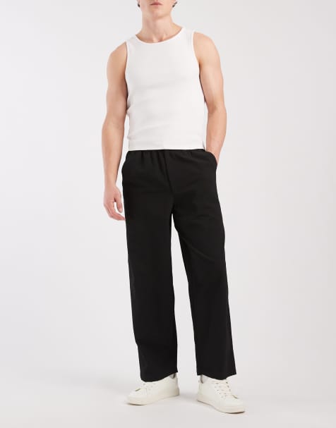 Redefined Rebel Ralph comfort fit pants in black - view 1