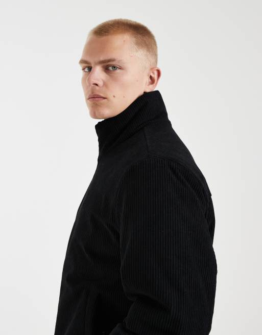 Redefined Rebel - Recht oversized jack van corduroy in zwart, 3 van 5