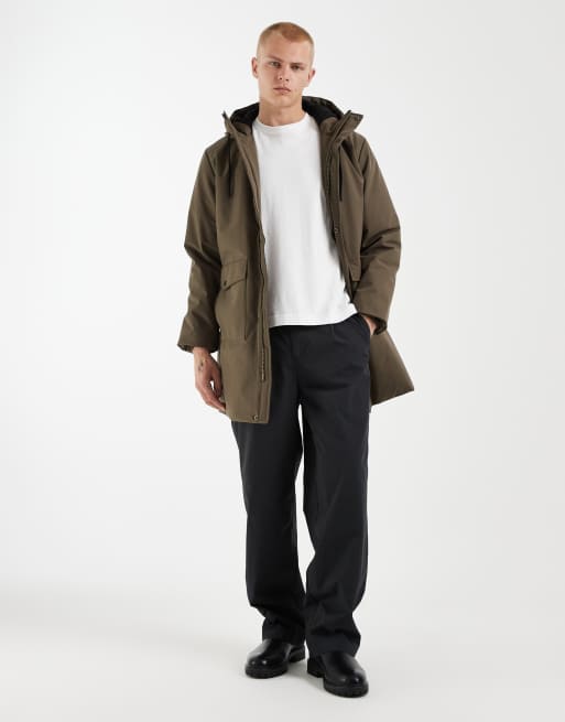 Redefined Rebel – Regular-Fit-Parkajacke in Steinbeige , 2 von 5