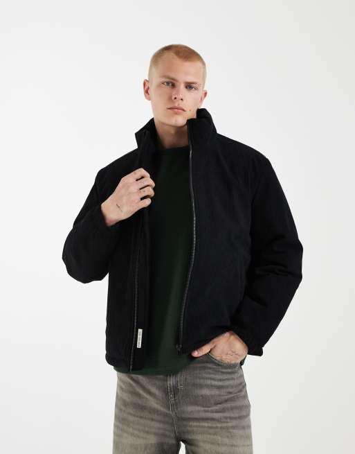 Redefined Rebel – Svart manchesterjacka i oversize med boxig passform, 2 av 5