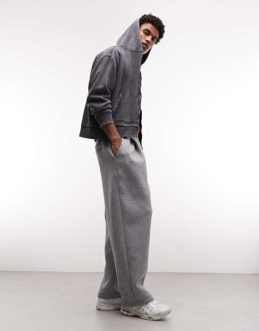 Redefined Rebel – Svart, tvättad sweatshirt i oversize med dragkedja, 2 av 5