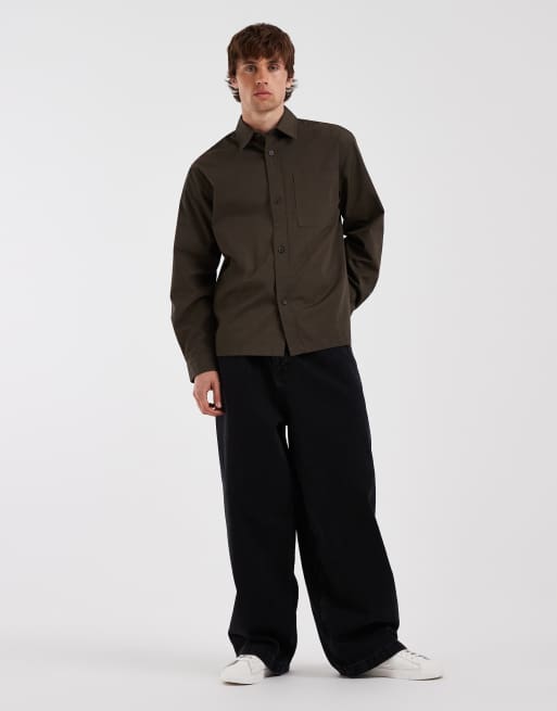 Redefined Rebel - T-shirt squadrata oversize marrone, 2 di 5