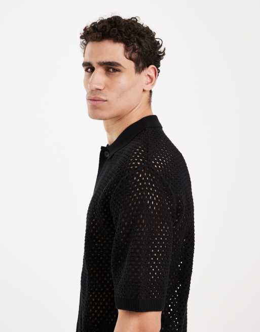Redefined Rebel Trace - Camicia a maniche corte vestibilità classica nera, 4 di 5