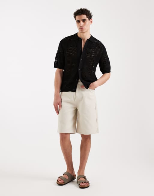 Redefined Rebel Trace regular fit short sleeve shirt in black, 2 of 5