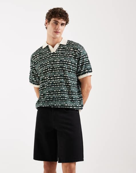 Redefined Rebel – Valencia – Svarta jeansshorts med ledig passform - view 1