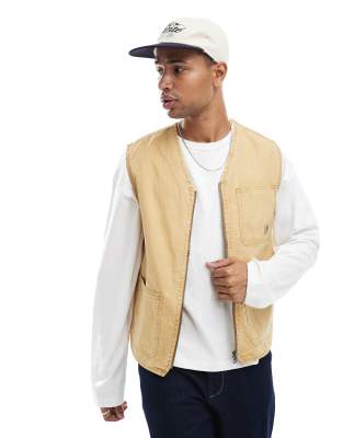 Redefined Rebel Zip Up Vest In White