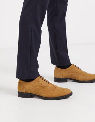 tan suede oxfords