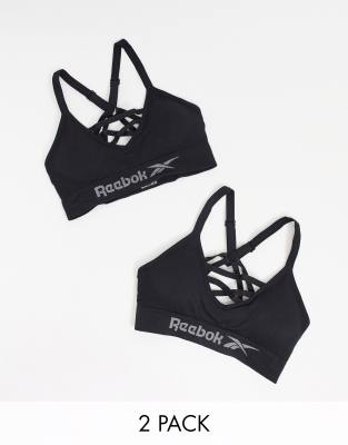 reebok sports bra 2 pack