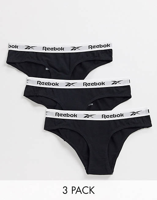 Reebok 3 pack brief in black