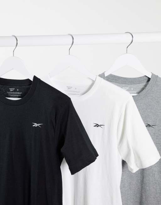 Black and on sale white reebok shirt