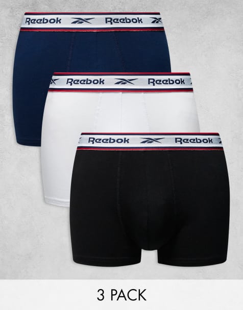 Reebok 3 pack Trunks Barlow in Black, White & Navy - view 1