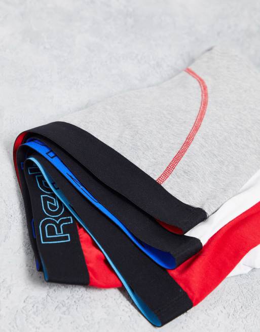 Reebok 3 pack trunks in multi | ASOS