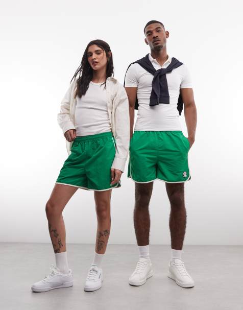 Reebok 4" szorty z tkaniny w kolorze zielonym – ekskluzywne dla ASOS - view 1