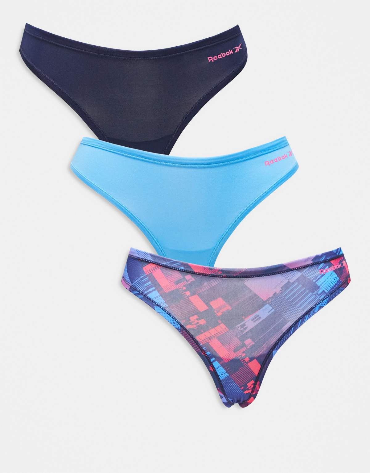 Reebok Agatha thongs in pink