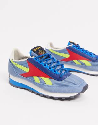 reebok bleu et jaune