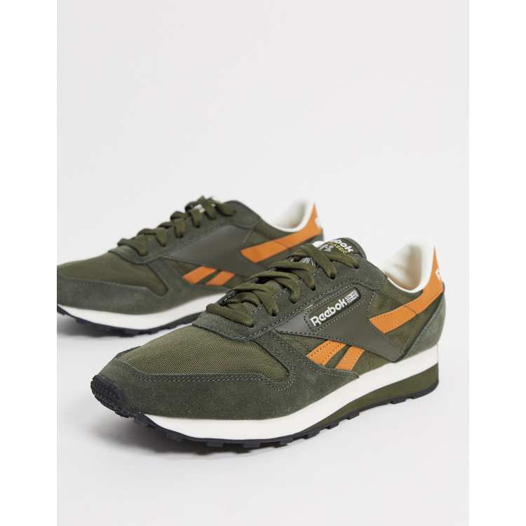 Reebok khaki hot sale trainers